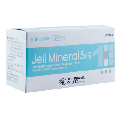 Shop 10vials Jeil Mineral 5 Inj is a multi-mineral solution containing five essential trace elements.